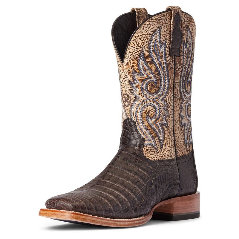 Ariat Relentless Denton - Miesten TummanRuskea Bootsit ( WDQCBO-856 )